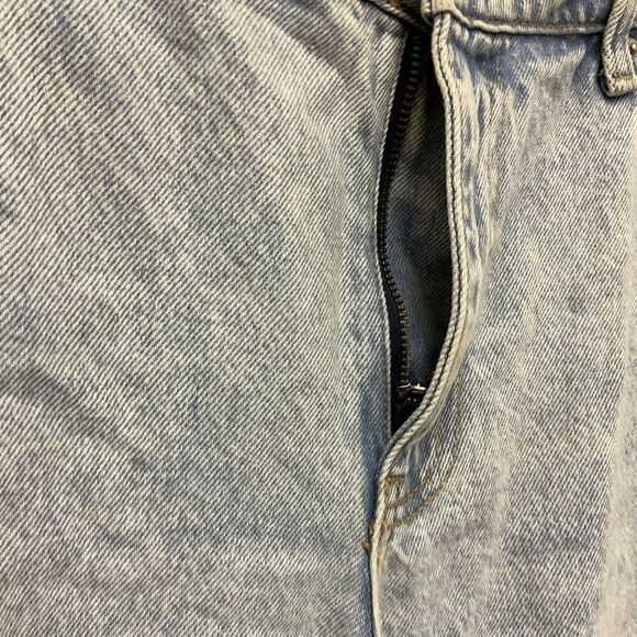 New Wild Fable Women's Size 14 Distressed Mid Rise 90s Relaxed Straight Jeans - Picture 5 of 11